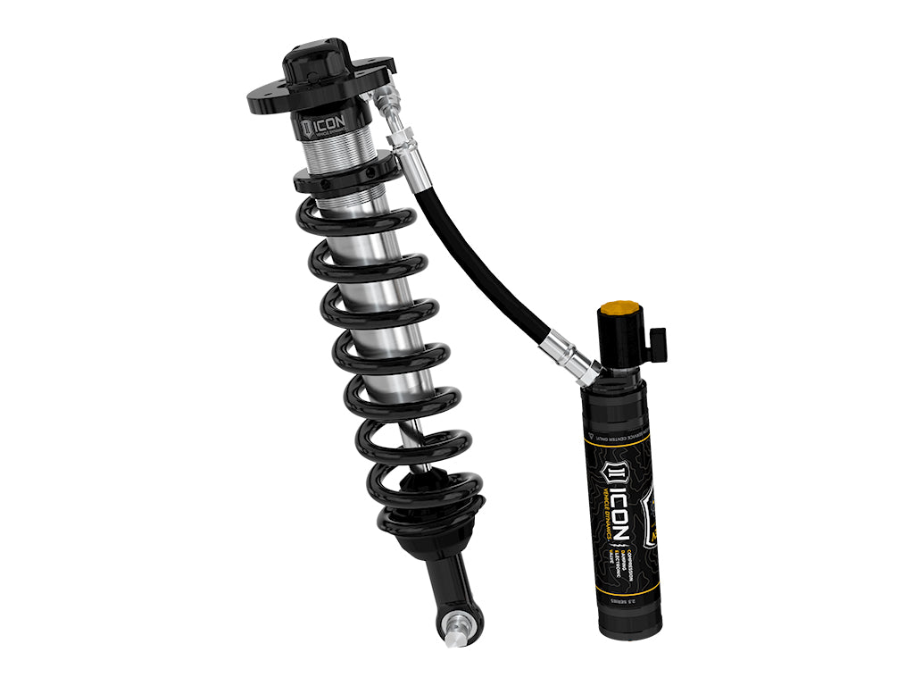 ICON Vehicle Dynamics 2022-2025 Ford F-150 Lightning, Lowered 0-2", Front, V.S. 2.5 Series Coilover Kit, Remote Reservoir w/ CDEV, Pair