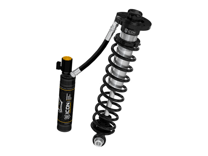 ICON Vehicle Dynamics 2022-2025 Ford F-150 Lightning, Lowered 0-4", Rear, V.S. 2.5 Series Coilover Kit, Remote Reservoir w/ CDEV, Pair