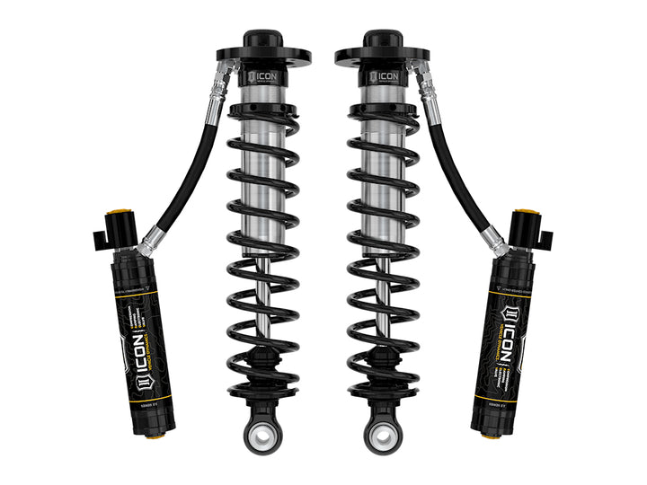 ICON Vehicle Dynamics 2022-2025 Ford F-150 Lightning, Lowered 0-4", Rear, V.S. 2.5 Series Coilover Kit, Remote Reservoir w/ CDEV, Pair
