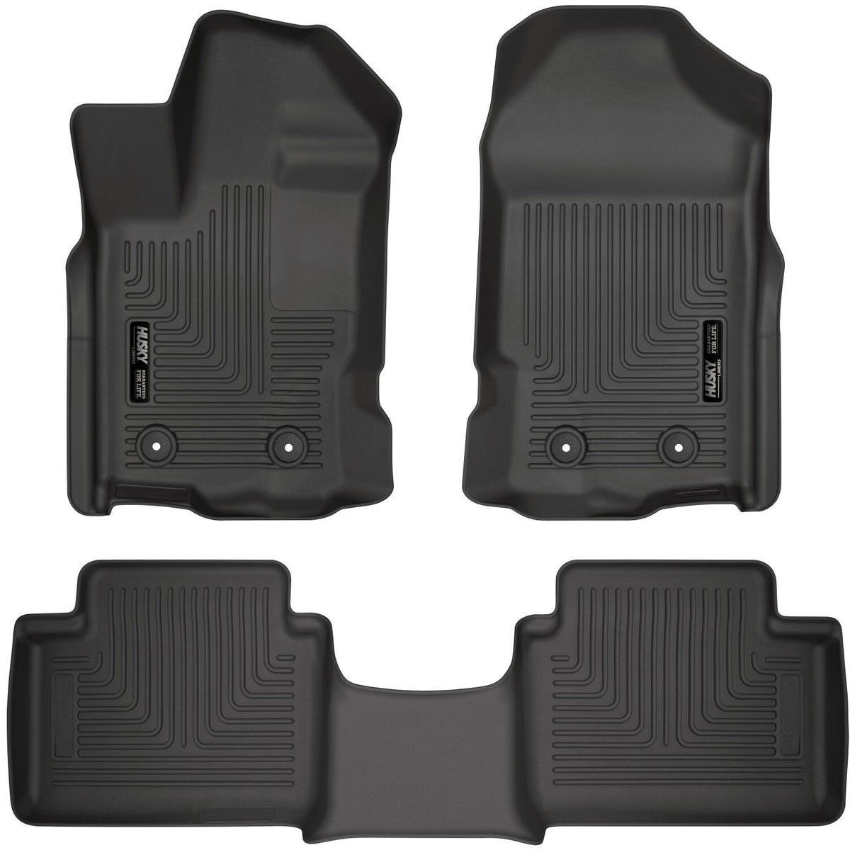 Husky Liners WeatherBeater Front & 2nd Seat Floor Liner Set - 2019-2023 Ford Ranger