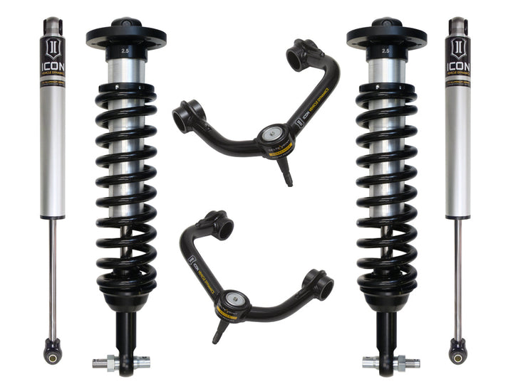 ICON Vehicle Dynamics 2015-2020 Ford F150 2WD, 0-3" Lift, Stage 2 Suspension System, Tubular UCA