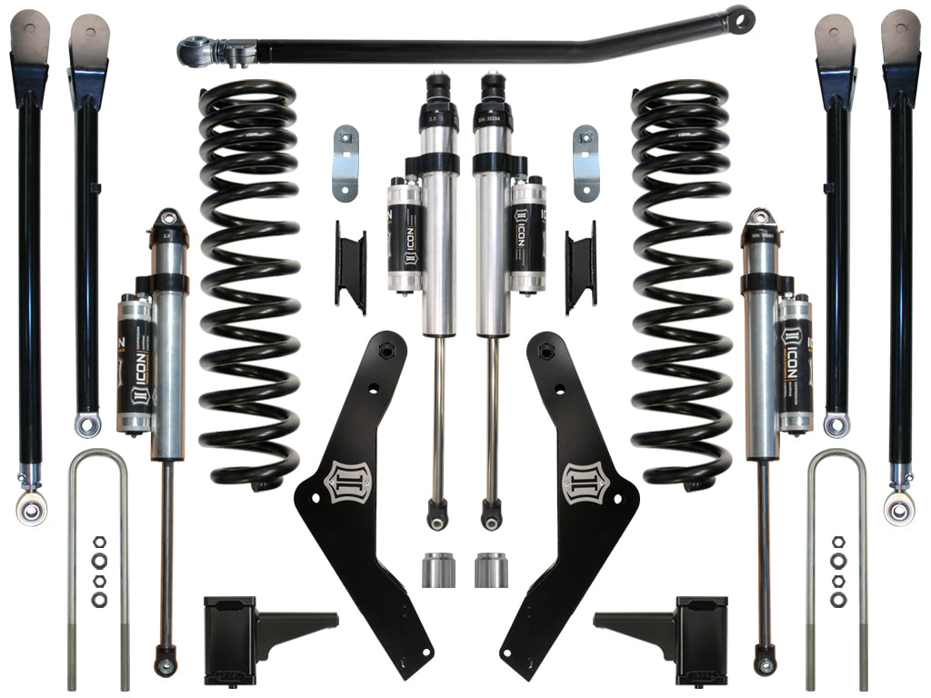 ICON Vehicle Dynamics 2011-2016 Ford F250/F350, 4.5" Lift, Stage 4 Suspension System