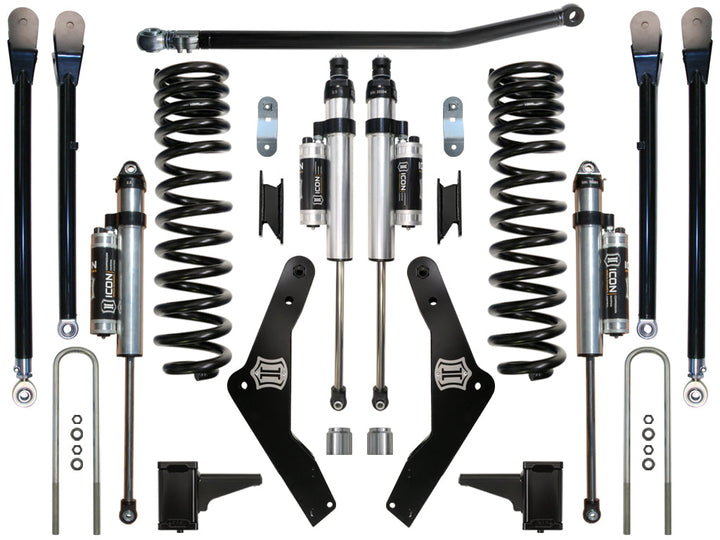 ICON Vehicle Dynamics 2011-2016 Ford F250/F350, 4.5" Lift, Stage 4 Suspension System