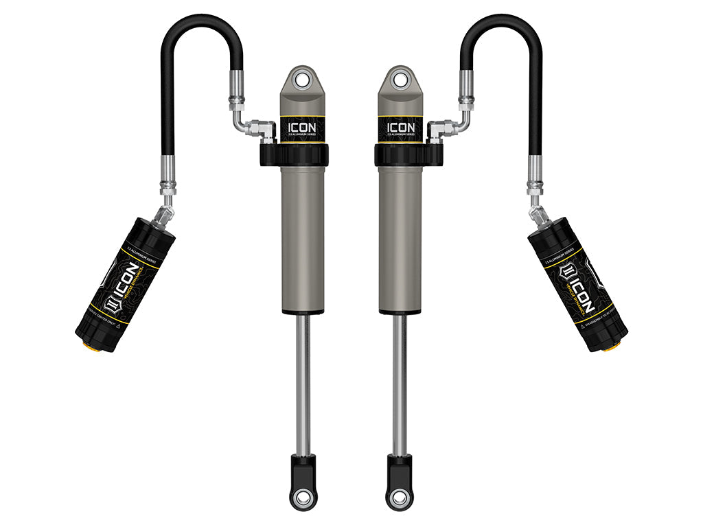 ICON Vehicle Dynamics 2005-2023 Toyota Tacoma, Front, V.S. 2.5 Aluminum Series Shock Absorbers, S2 Secondary Shocks, Remote Reservoir, Pair
