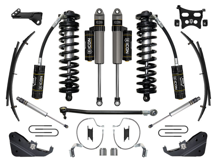 ICON Vehicle Dynamics 2023-2026 Ford F-250/F-350 Super Duty 4WD, 4-5.5" Lift, Stage 4 Coilover Conversion System w/ Expansion Packs