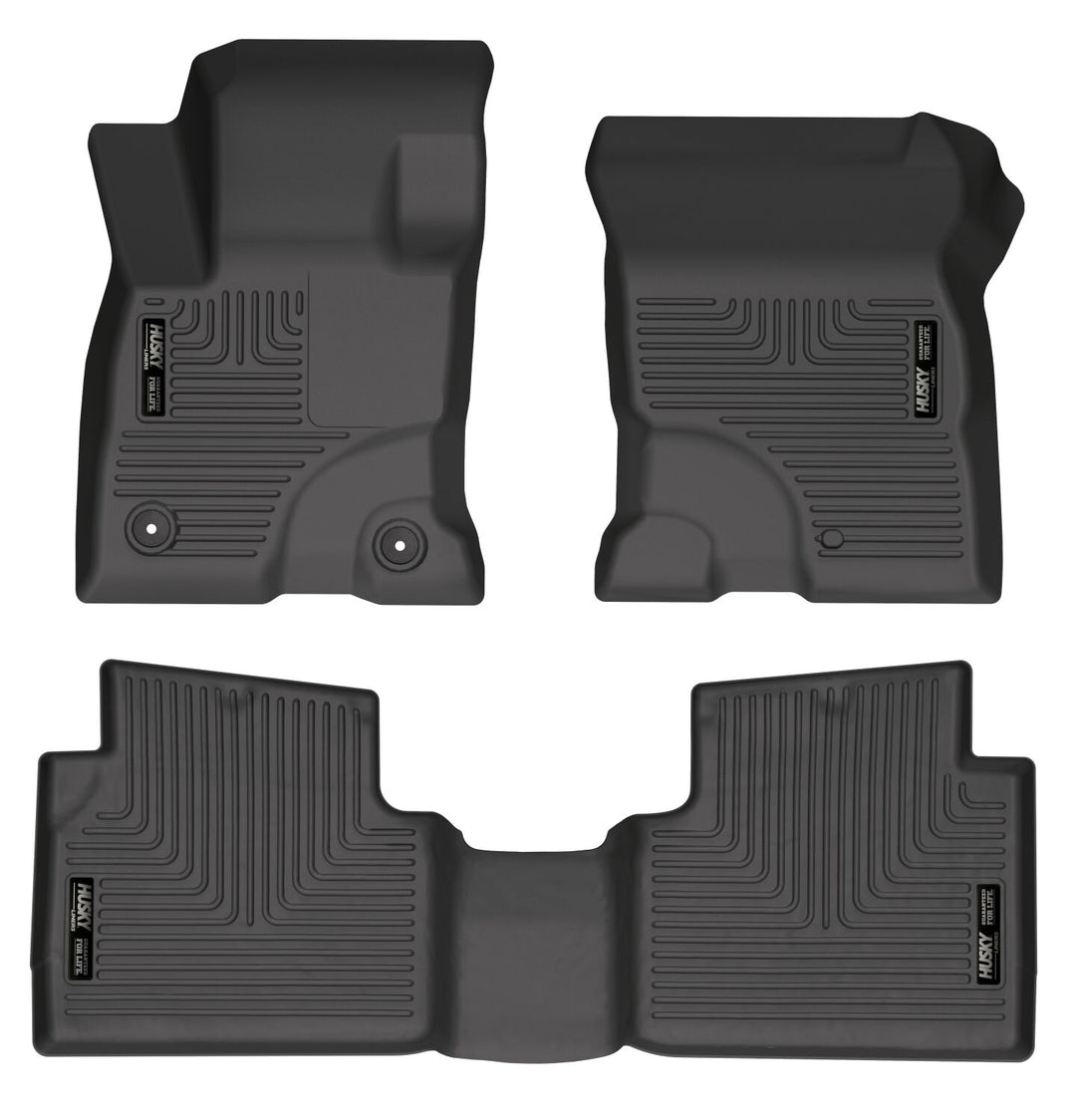 Husky Liners WeatherBeater Front &amp; 2nd Seat Floor Liners - 2022-2026 Ford Maverick Will Not Fit Hybrid