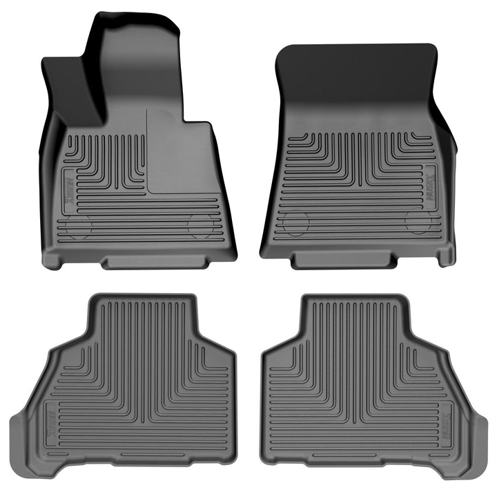 Husky Liners WeatherBeater Front &amp; Second Seat Floor Liners - 2025-2026 Ford Expedition Front Black