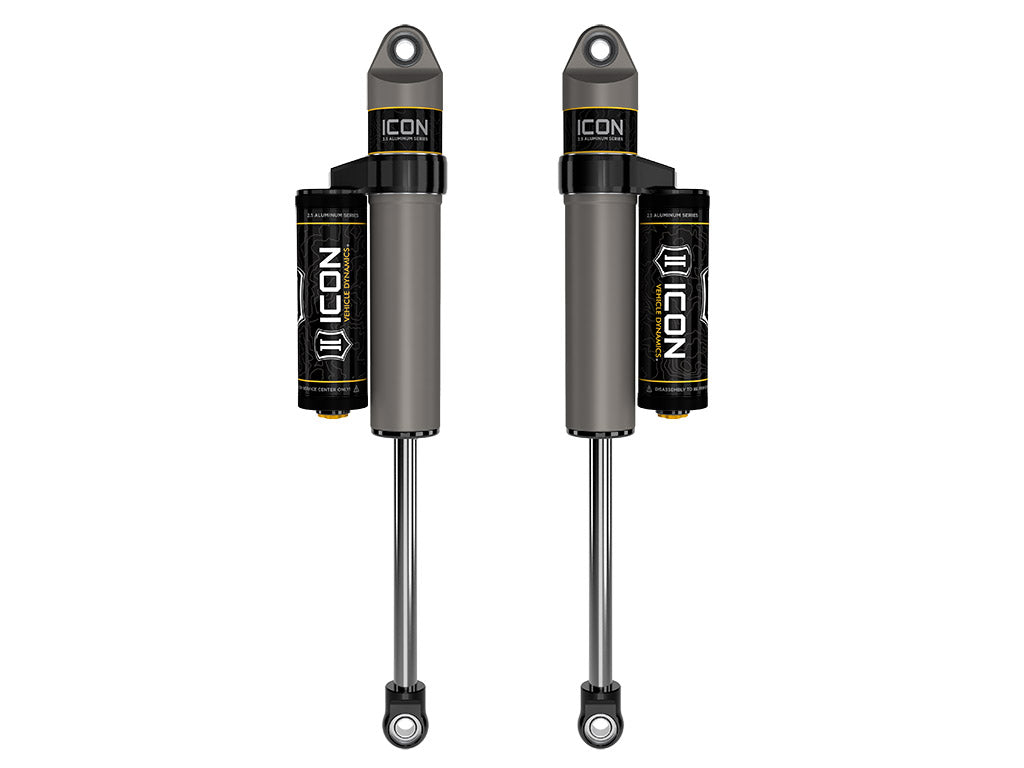 ICON Vehicle Dynamics 2009-2026 Ford F-150, 0-1" Lift, Rear, V.S. 2.5 Aluminum Series Shock Absorbers, Piggyback Reservoir, Pair