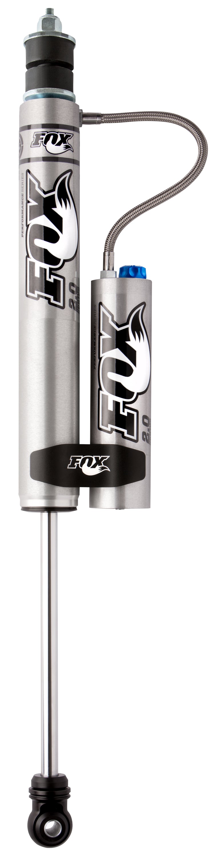 Fox Factory 2011+ Chevy HD Front Performance Series 2.0 Remote Reservoir 9.6 Inch 7-9 Inch Lift Cd Adjuster