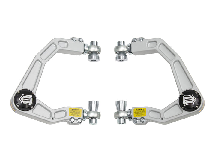 ICON Vehicle Dynamics 2019-2021 Ford Ranger Billet Upper Control Arm/Delta Joint Kit, Al Knuckle