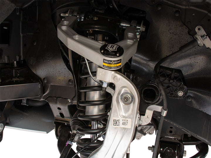 ICON Vehicle Dynamics 2019-2021 Ford Ranger Billet Upper Control Arm/Delta Joint Kit, Al Knuckle