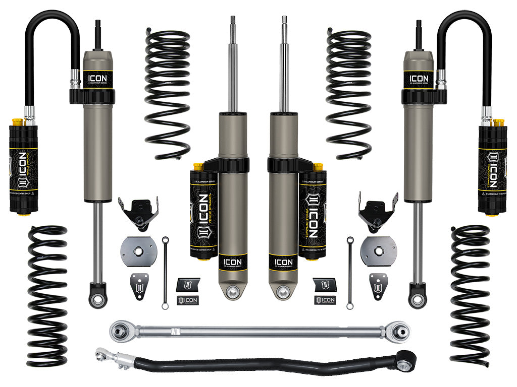 ICON Vehicle Dynamics 2014-2026 Ram 2500 4WD, Diesel, Coil Spring Rear, 4.5" Lift, Stage 3 Suspension System, w/ Performance Rear Coil Springs