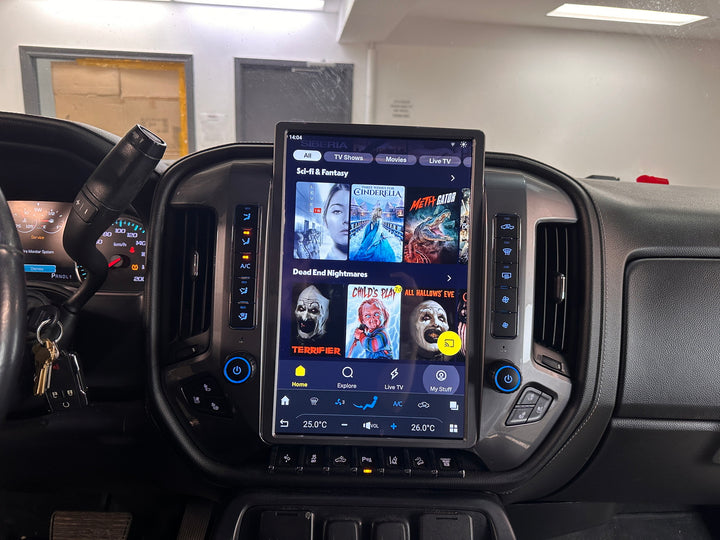 Chevrolet Silverado 3500 Tesla Style Screen 2014-2018