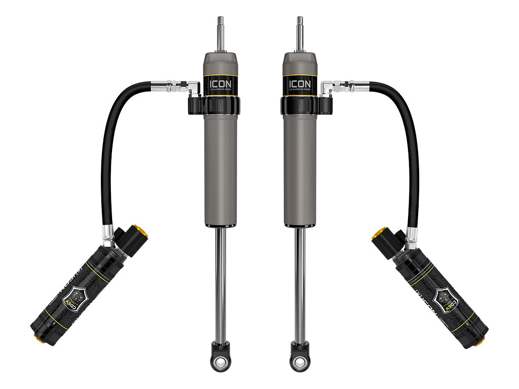 ICON Vehicle Dynamics 2022-2026 Toyota Tundra 0-1.5” Lift, Rear, V.S. 2.5 Aluminum Series Shock Absorbers, Remote Reservoir w/ CDEV, Pair