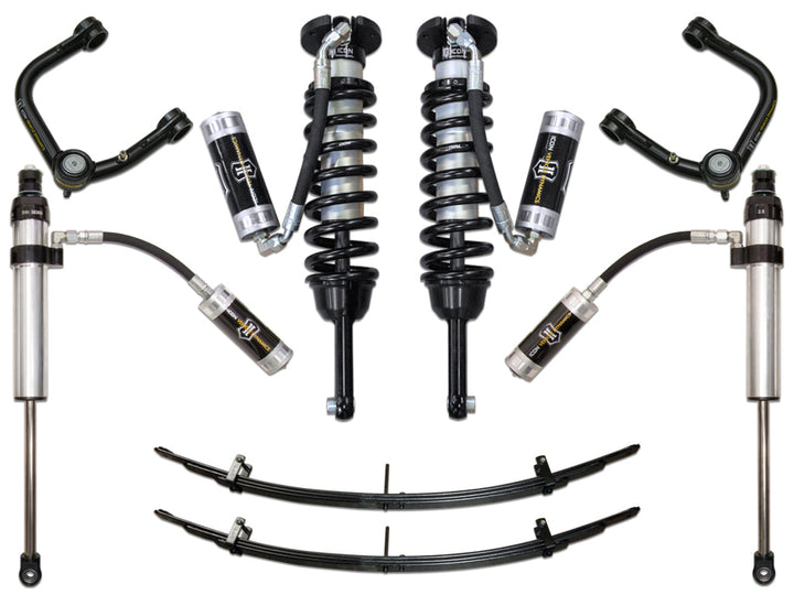 ICON Vehicle Dynamics 2005-2015 Toyota Tacoma 0-3.5" Lift, Stage 5 Suspension System, Tubular