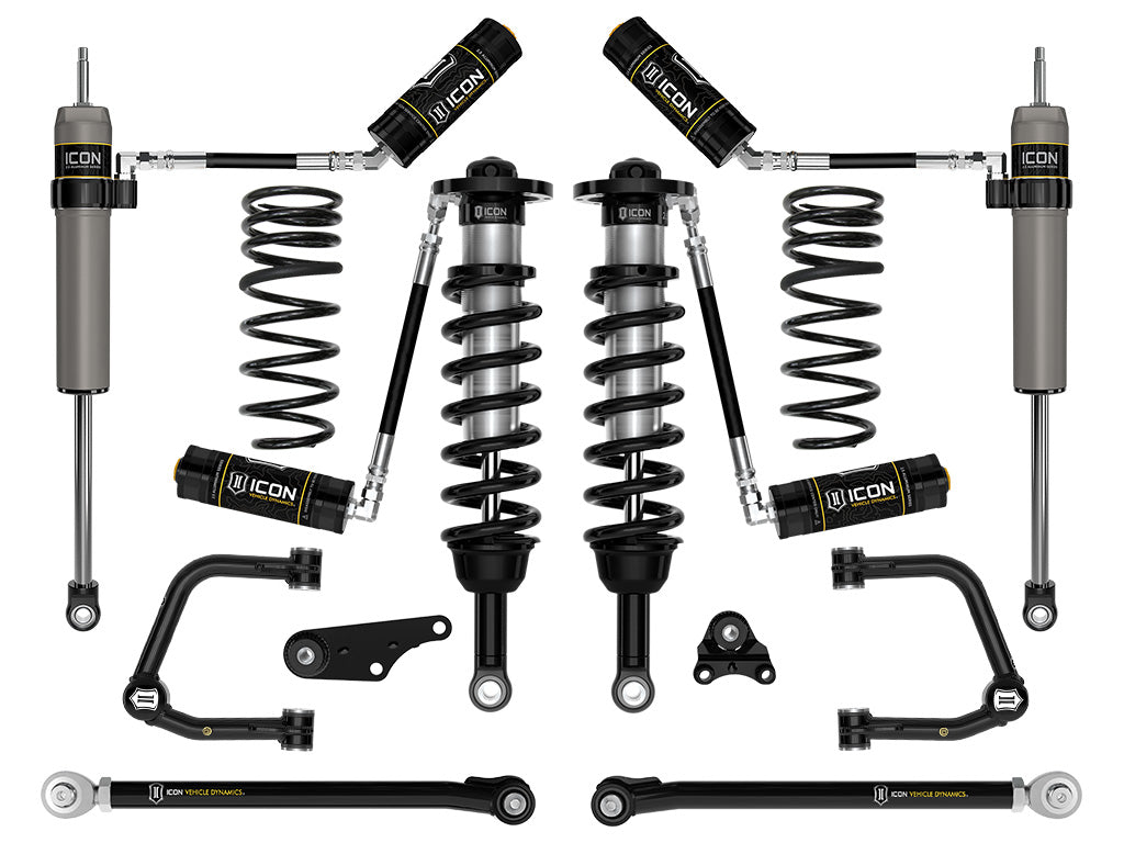 ICON Vehicle Dynamics 2024-2026 Toyota Tacoma 1.25-3" Lift, Stage 7 Suspension System, Tubular, Triple Rate Rear Springs