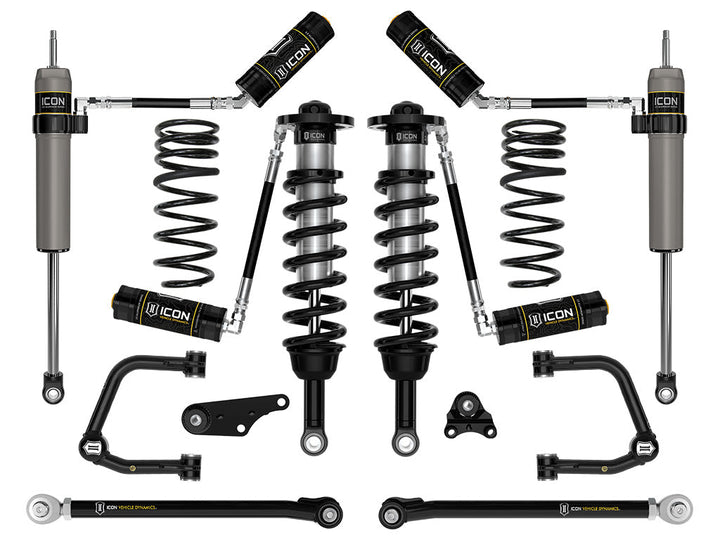 ICON Vehicle Dynamics 2024-2026 Toyota Tacoma 1.25-3" Lift, Stage 7 Suspension System, Tubular, Triple Rate Rear Springs