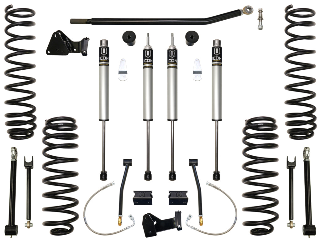 ICON Vehicle Dynamics 2007-18 Jeep JK Wrangler, 4.5" Lift, Stage 1 Suspension System