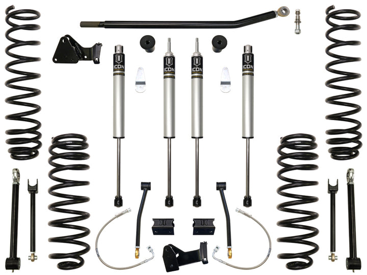 ICON Vehicle Dynamics 2007-18 Jeep JK Wrangler, 4.5" Lift, Stage 1 Suspension System