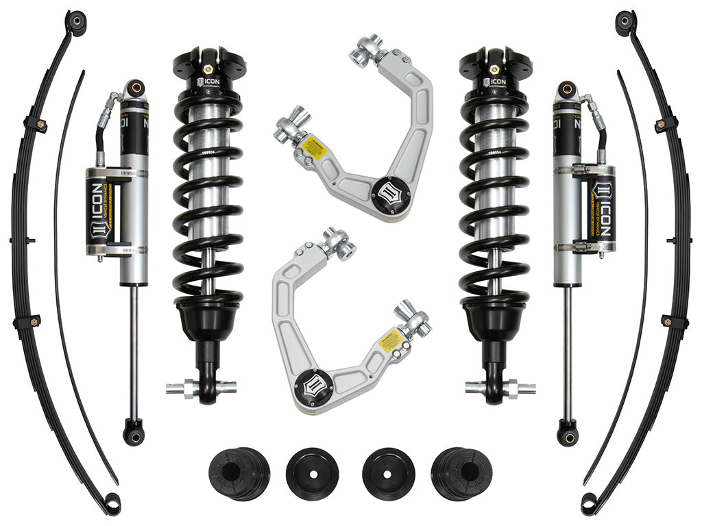 ICON Vehicle Dynamics 19-21 Ford Ranger, 0-3.5" Lift, Stage 6 Susp System, Billet UCA Al Knuckle