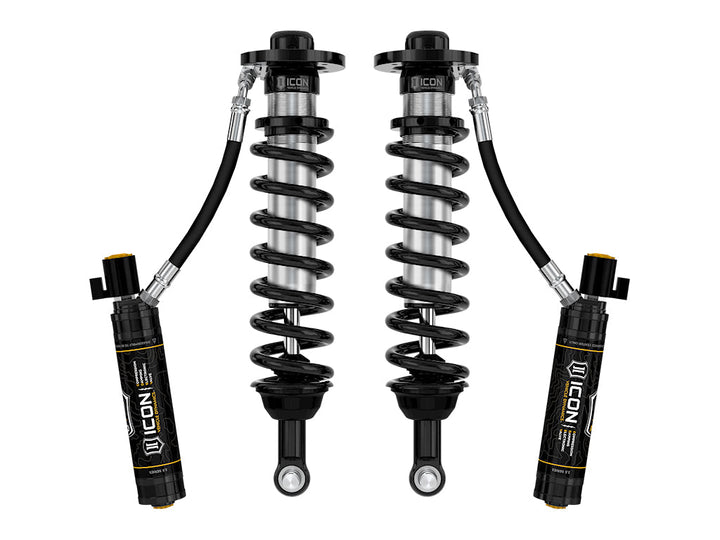 ICON Vehicle Dynamics 2022-2025 Ford F-150 Lightning, Lowered 0-2", Front, V.S. 2.5 Series Coilover Kit, Remote Reservoir w/ CDEV, Pair