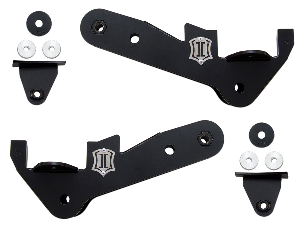 ICON Vehicle Dynamics 2017-2022 Ford F250/F350 Super Duty 4WD, 4-Link Frame Bracket Kit