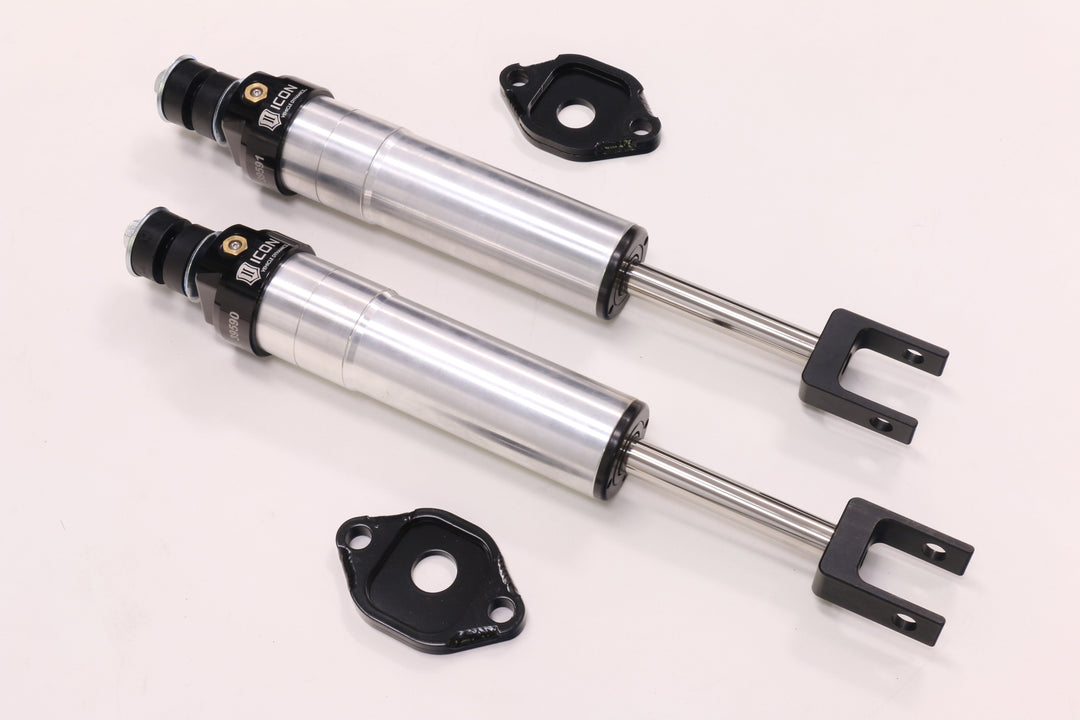 ICON Vehicle Dynamics 2011-19 GM 2500/3500 HD 0-2” Lift Front 2.5 VS Extended Travel Shocks, Pair