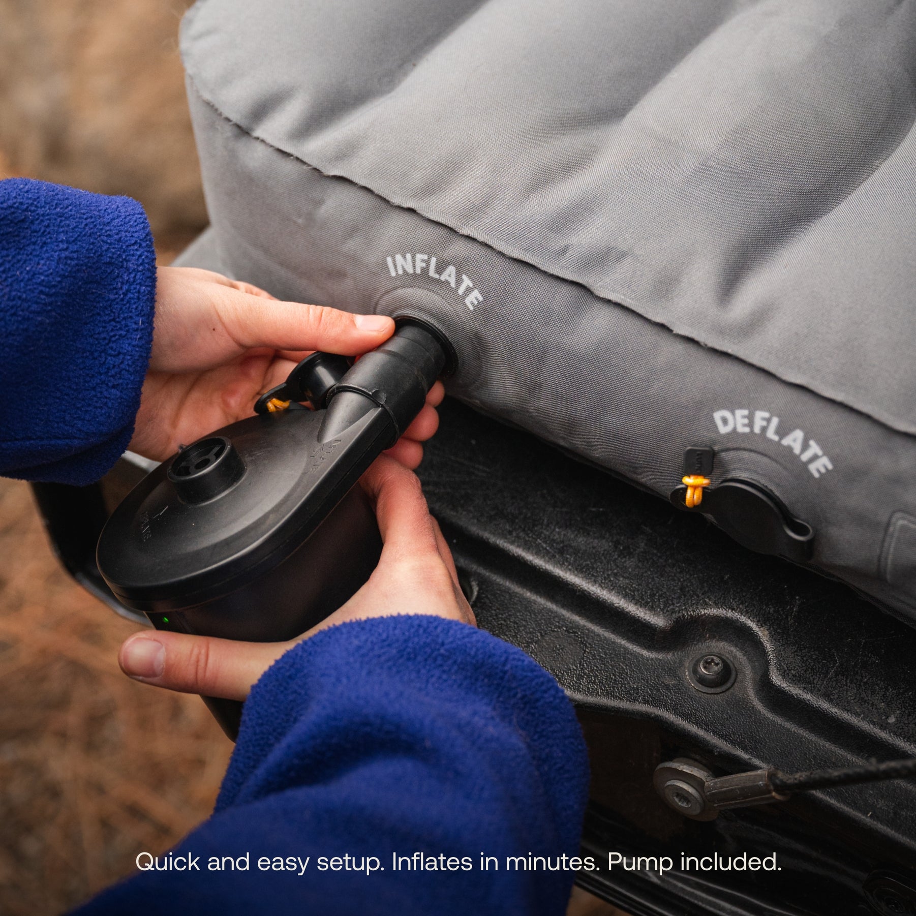 Luno AIR Truck Bed Mattress – Ultra-Comfy for Mid-Size Trucks