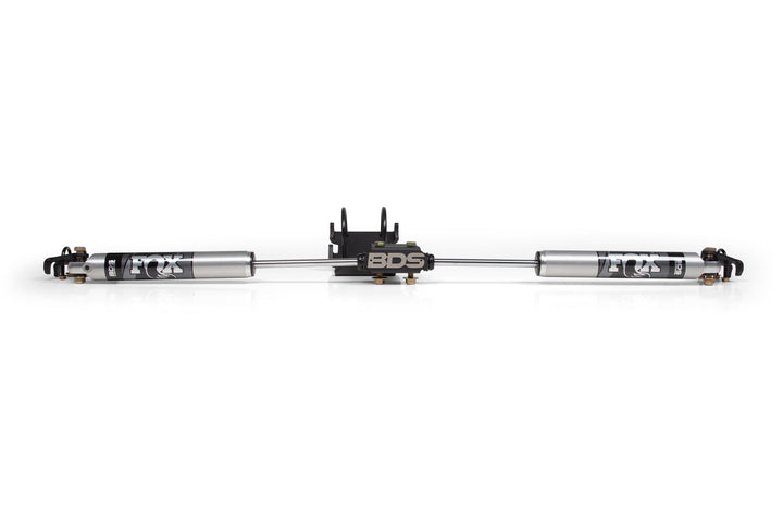 BDS Suspension Dual Steering Stabilizer Kit w/ FOX 2.0 Performance Shocks Fits 0-2 Inch Lift Ford F250/F350 Super Duty 2005-2026 4WD