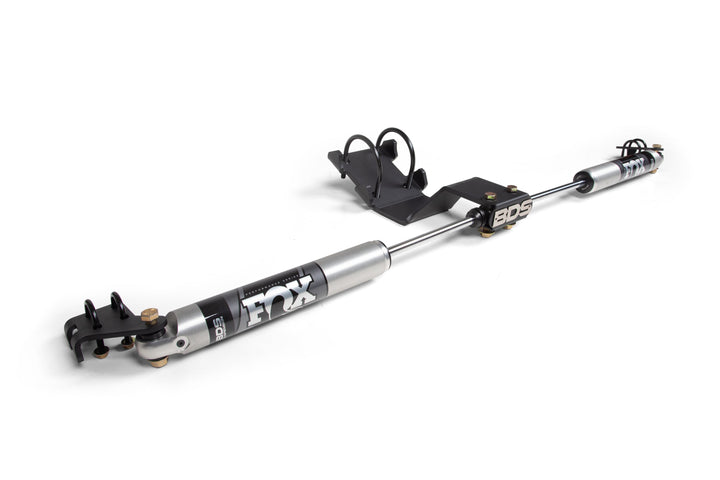 BDS Suspension Dual Steering Stabilizer Kit w/ FOX 2.0 Performance Shocks Fits 0-2 Inch Lift Ford F250/F350 Super Duty 2005-2026 4WD