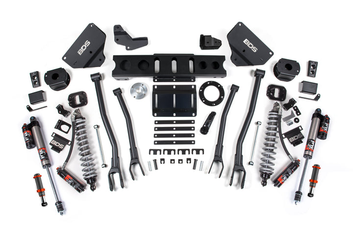 BDS Suspension 6 Inch Lift Kit w/ 4-Link FOX 2.5 Coil-Over Conversion - Performance Elite Ram 2500 2014-2018 4WD Diesel - FOX 2.0 Hydro Bump Stop / FOX 2.5 Performance Elite