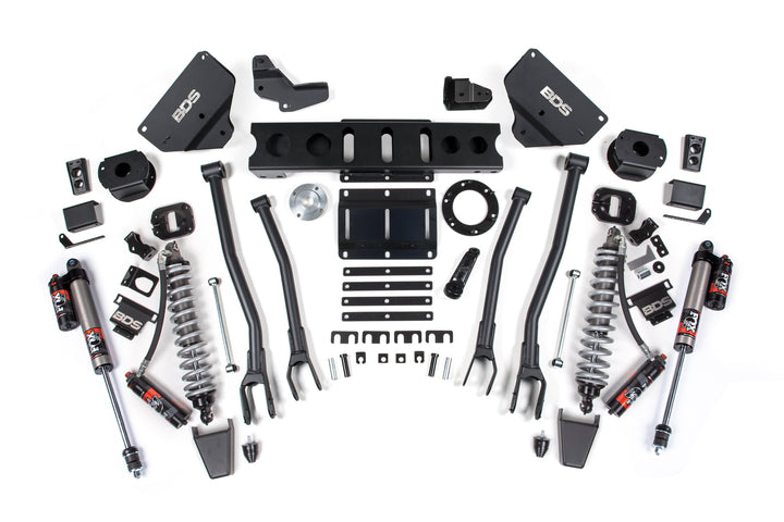 BDS Suspension 6 Inch Lift Kit w/ 4-Link FOX 2.5 Coil-Over Conversion - Performance Elite Ram 2500 2014-2018 4WD Diesel - Rubber Bump Stop / FOX 2.5 Performance Elite