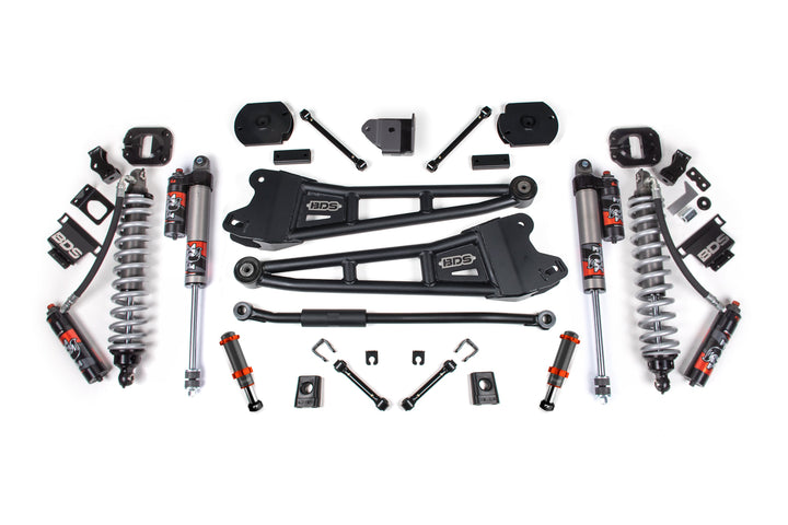 BDS Suspension 3 Inch Lift Kit w/ Radius Arm FOX 2.5 Coilover Conversion - Performance Elite Ram 2500 2014-2018 &amp; 2025-2027 4WD Diesel - FOX 2.0 Hydro Bump Stop / FOX 2.5 Performance Elite