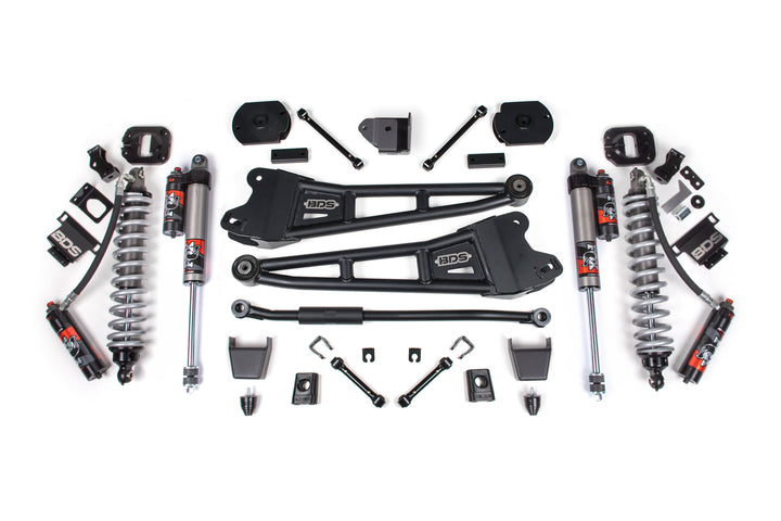 BDS Suspension 3 Inch Lift Kit w/ Radius Arm FOX 2.5 Coilover Conversion - Performance Elite Ram 2500 2014-2018 &amp; 2025-2027 4WD Diesel - Rubber Bump Stop / FOX 2.5 Performance Elite