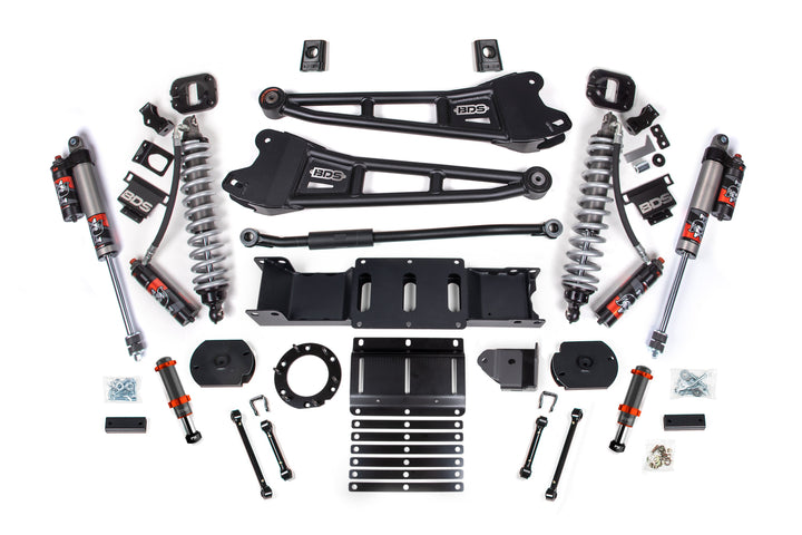BDS Suspension 3 Inch Lift Kit w/ Radius Arm FOX 2.5 Coil-Over Conversion - Performance Elite Ram 2500 2019-2024 4WD Diesel - FOX 2.0 Hydro Bump Stop / FOX 2.5 Performance Elite