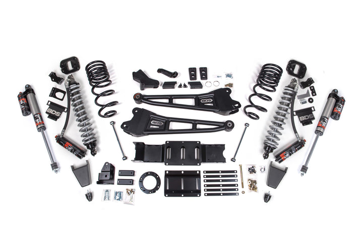 BDS Suspension 4 Inch Lift Kit w/ Radius Arm FOX 2.5 Coil-Over Conversion - Performance Elite Ram 2500 2019-2024 4WD Diesel - Rubber Bump Stop / FOX 2.5 Performance Elite