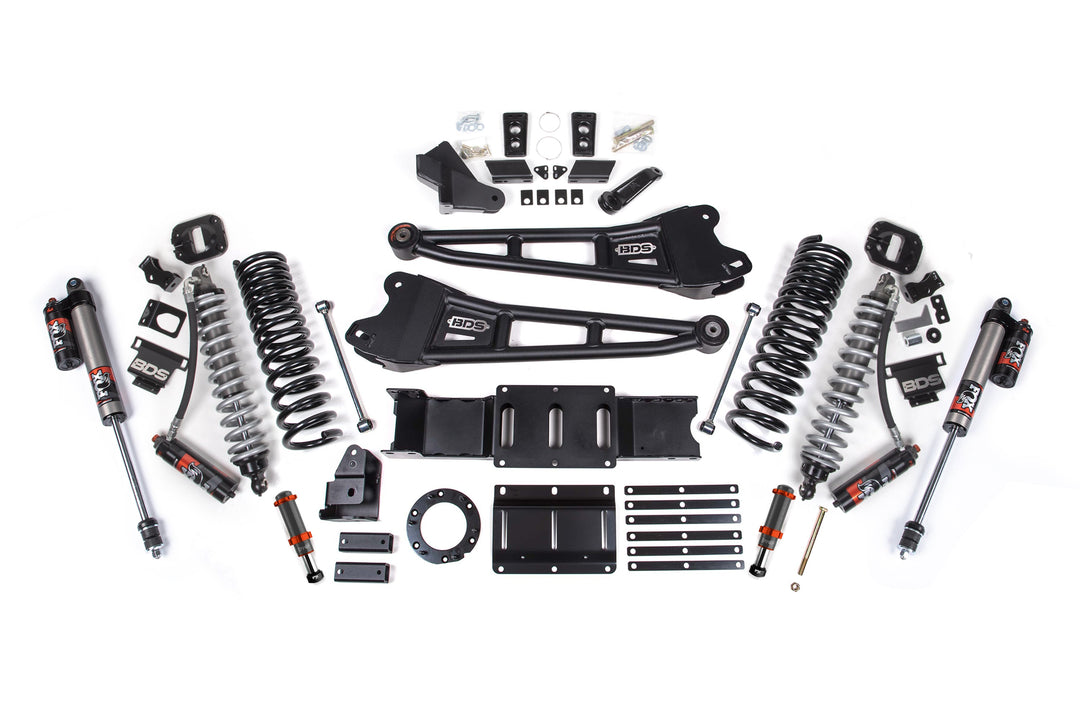 BDS Suspension 6 Inch Lift Kit w/ Radius Arm FOX 2.5 Coil-Over Conversion - Performance Elite Ram 2500 2019-2024 4WD Diesel - FOX 2.0 Hydro Bump Stop / FOX 2.5 Performance Elite