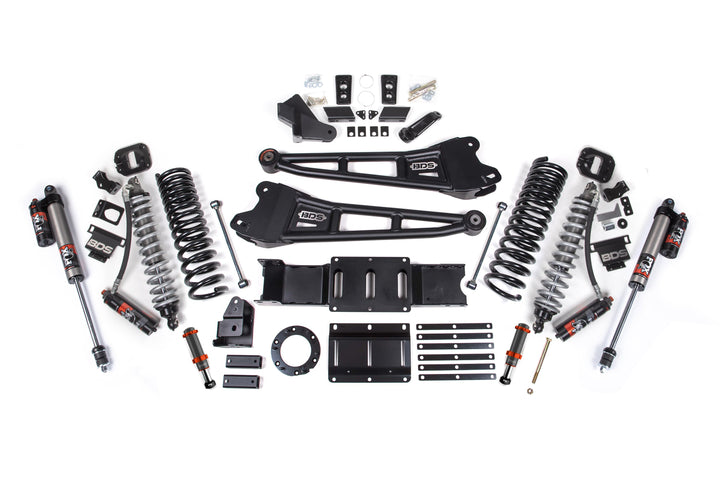 BDS Suspension 6 Inch Lift Kit w/ Radius Arm FOX 2.5 Coil-Over Conversion - Performance Elite Ram 2500 2019-2024 4WD Diesel - FOX 2.0 Hydro Bump Stop / FOX 2.5 Performance Elite