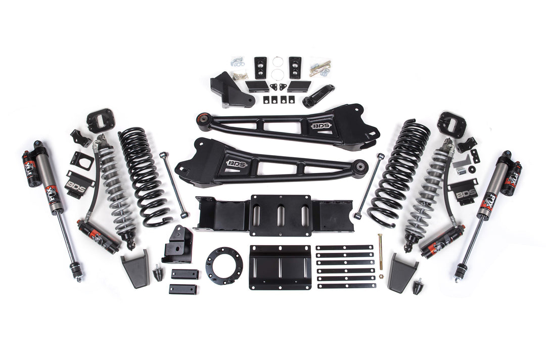 BDS Suspension 6 Inch Lift Kit w/ Radius Arm FOX 2.5 Coil-Over Conversion - Performance Elite Ram 2500 2019-2024 4WD Diesel - Rubber Bump Stop / FOX 2.5 Performance Elite