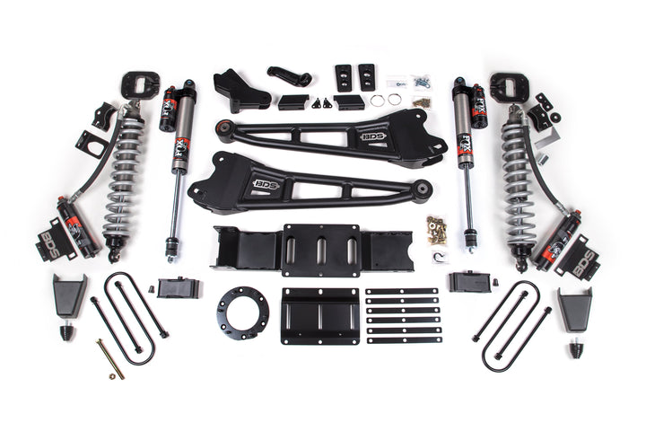 BDS Suspension 6 Inch Lift Kit w/ Radius Arm FOX 2.5 Coil-Over Conversion - Performance Elite Ram 3500 2019-2024 4WD Diesel - Rubber Bump Stop / 5 Inch Block Without Overload / 6 Bolt / FOX 2.5 Performance Elite