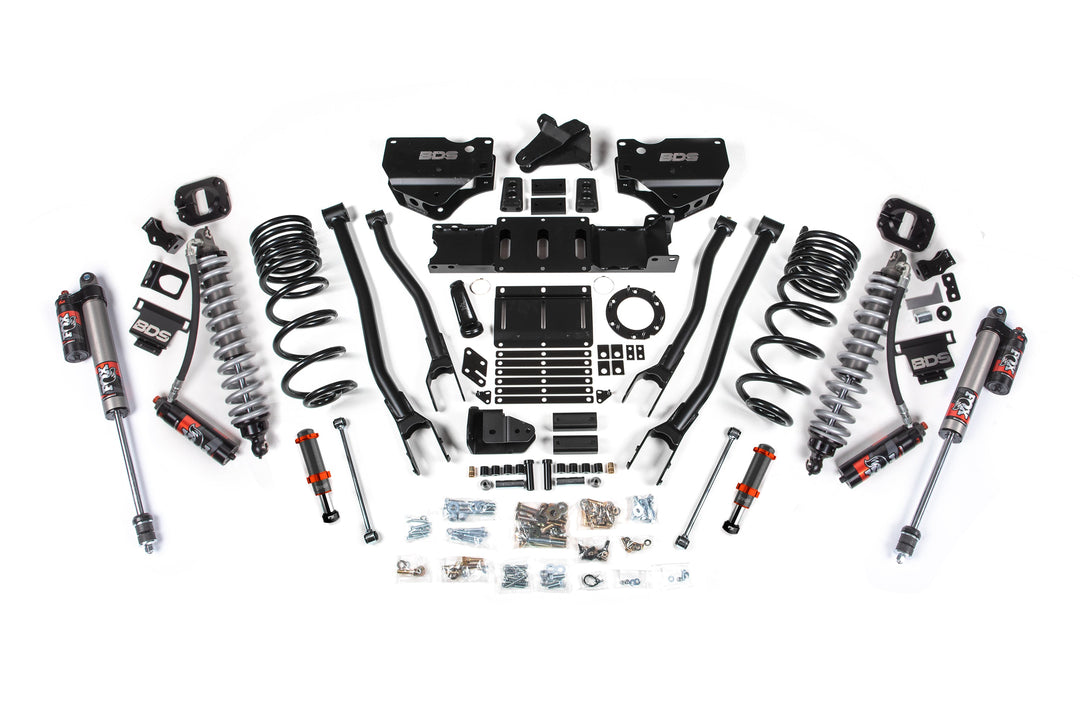 BDS Suspension 6 Inch Lift Kit w/ 4-Link FOX 2.5 Coil-Over Conversion - Performance Elite Ram 2500 2019-2024 4WD Diesel - FOX 2.0 Hydro Bump Stop / FOX 2.5 Performance Elite