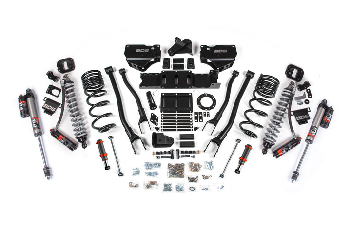 BDS Suspension 6 Inch Lift Kit w/ 4-Link FOX 2.5 Coil-Over Conversion - Performance Elite Ram 2500 2019-2024 4WD Diesel - FOX 2.0 Hydro Bump Stop / FOX 2.5 Performance Elite