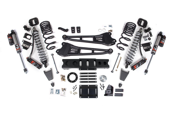 BDS Suspension 4 Inch Lift Kit w/ Radius Arm FOX 2.5 Coil-Over Conversion - Performance Elite Ram 2500 2014-2018 4WD Diesel - Rubber Bump Stop / FOX 2.5 Performance Elite