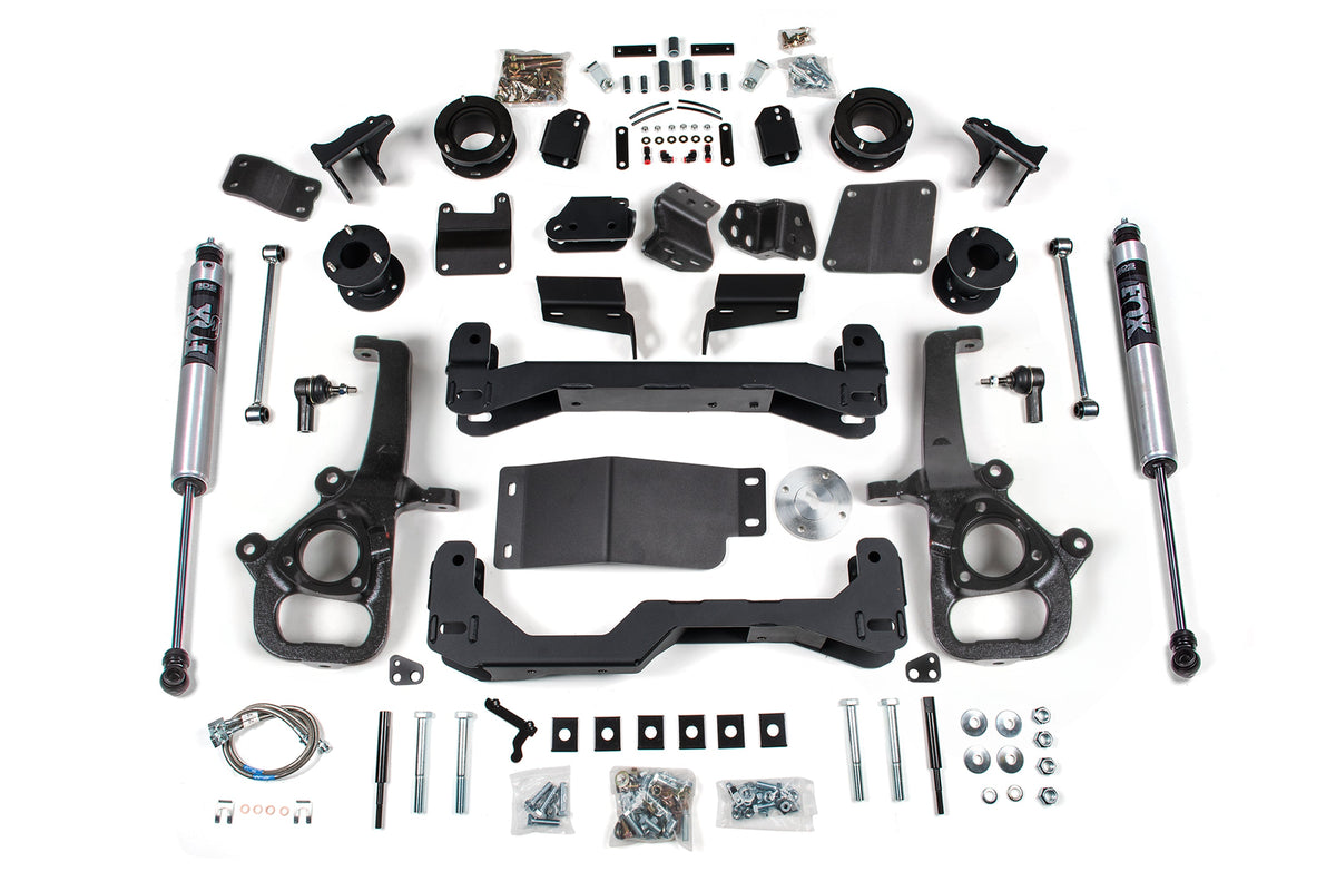 BDS Suspension 4 Inch Lift Kit Ram 1500 w/ Air Ride 2025-2026 4WD - FOX 2.0 Performance Series / Standard