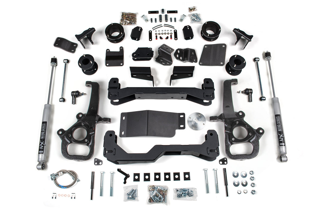 BDS Suspension 4 Inch Lift Kit Ram 1500 w/ Air Ride 2025-2026 4WD - NX2 Nitro Series / Standard