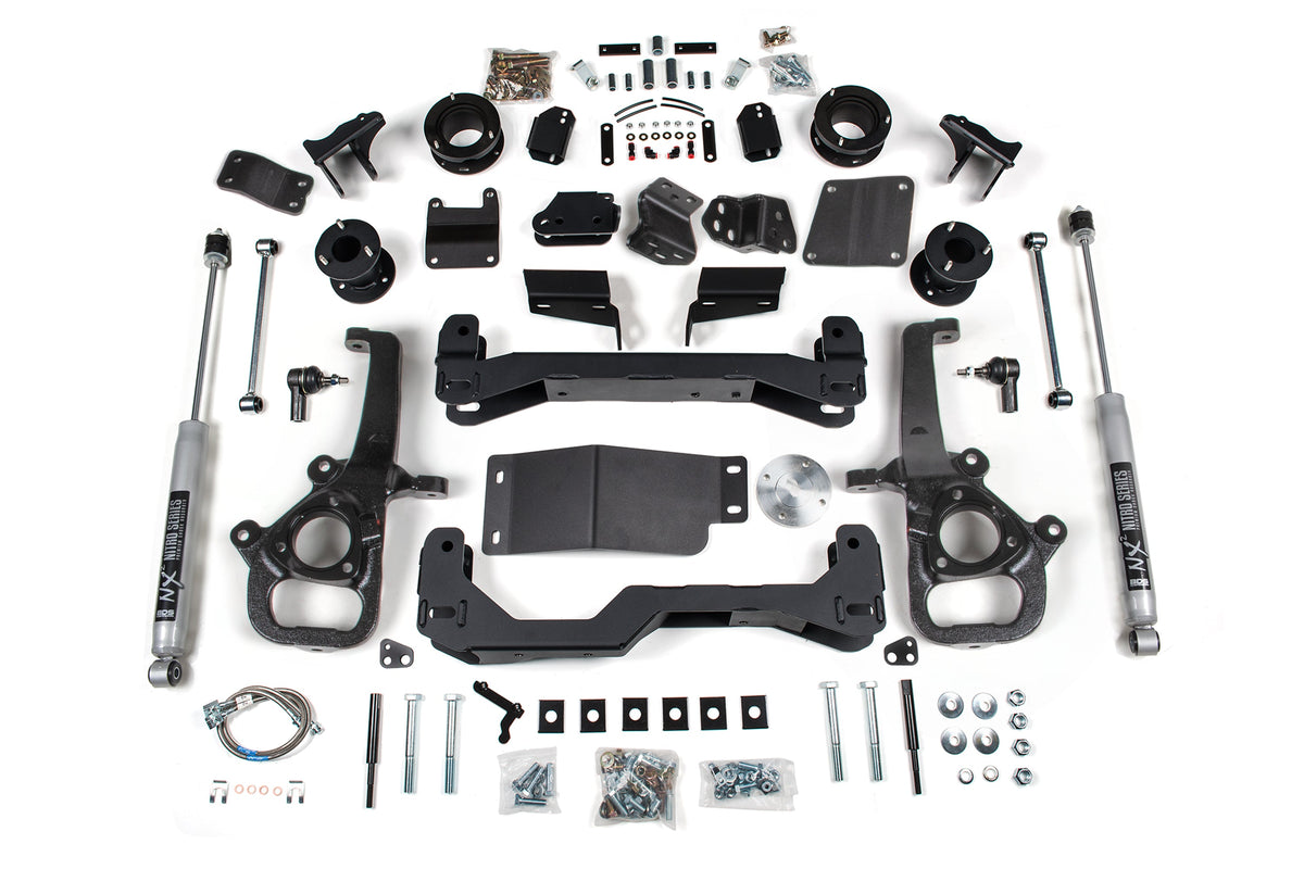 BDS Suspension 4 Inch Lift Kit Ram 1500 w/ Air Ride 2025-2026 4WD - NX2 Nitro Series / Standard