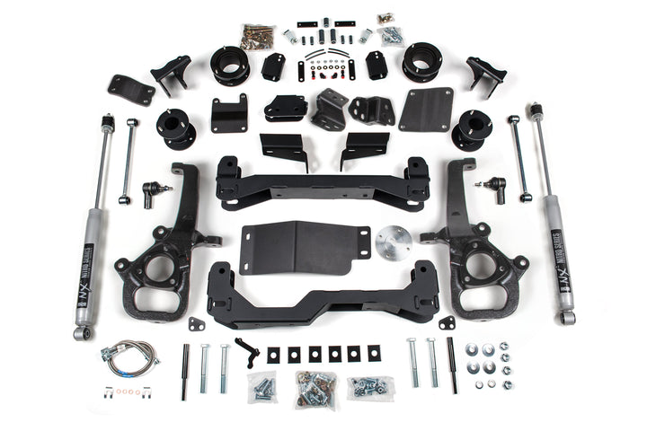BDS Suspension 4 Inch Lift Kit Ram 1500 w/ Air Ride 2025-2026 4WD - NX2 Nitro Series / Standard