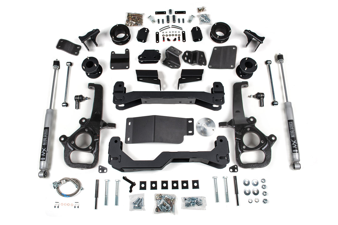 BDS Suspension 4 Inch Lift Kit Ram 1500 w/ Air Ride 2025-2026 4WD - NX2 Nitro Series / Large Bore