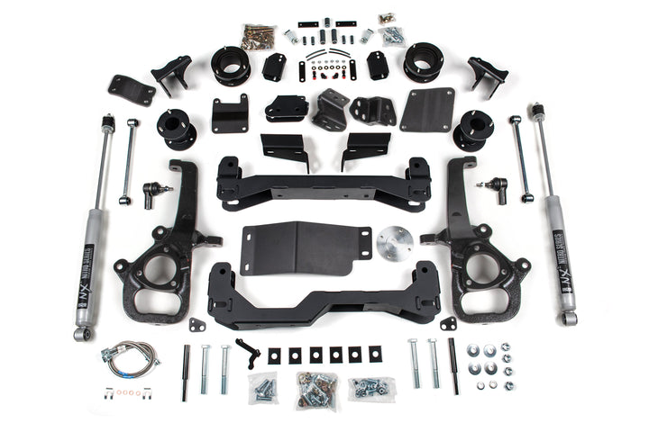 BDS Suspension 4 Inch Lift Kit Ram 1500 w/ Air Ride 2025-2026 4WD - NX2 Nitro Series / Large Bore