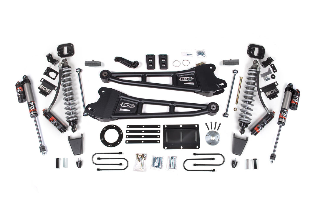BDS Suspension 6 Inch Lift Kit w/ Radius Arm FOX 2.5 Coil-Over Conversion - Performance Elite Ram 3500 2013-2018 4WD Diesel